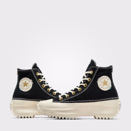 Converse Run Star Hike Unisex Siyah Platform Sneaker