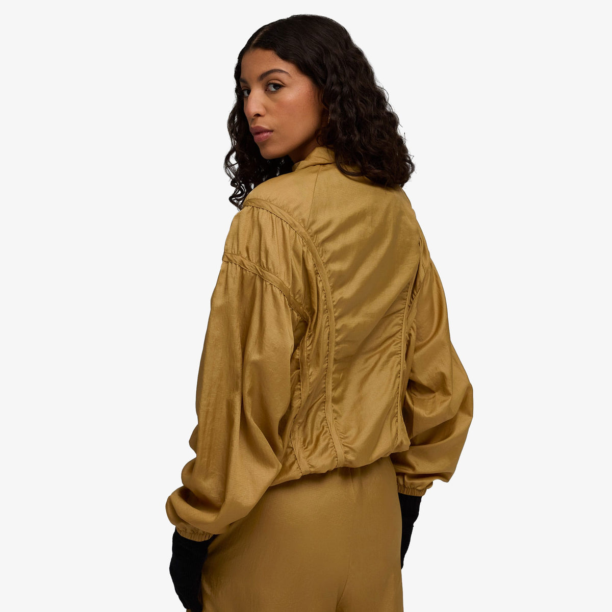 Puma Dare To Oversized Woven Kadın Sarı Ceket