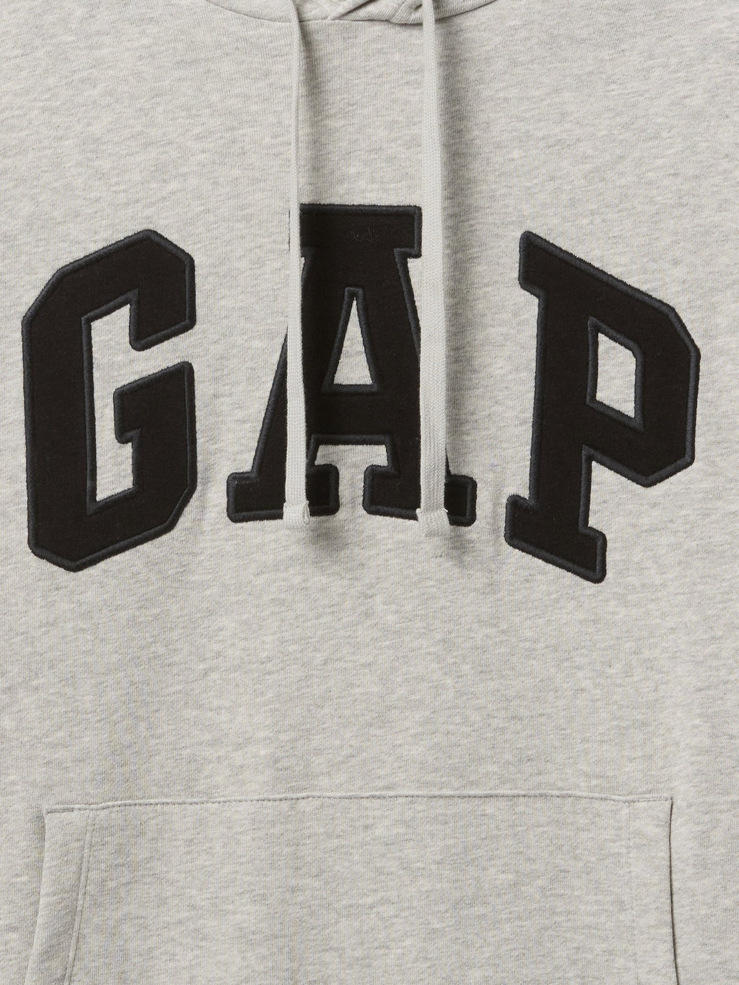 Gri Gap Logo Fransız Havlu Kumaş Sweatshirt
