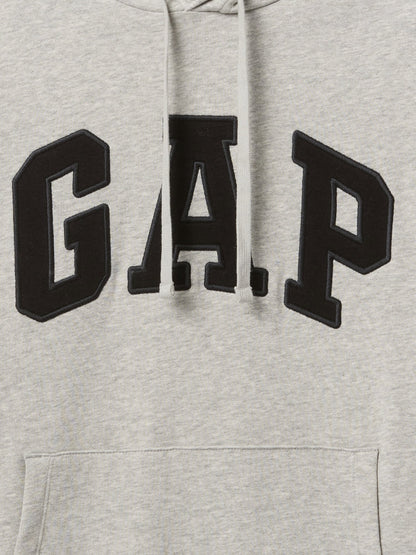 Gri Gap Logo Fransız Havlu Kumaş Sweatshirt