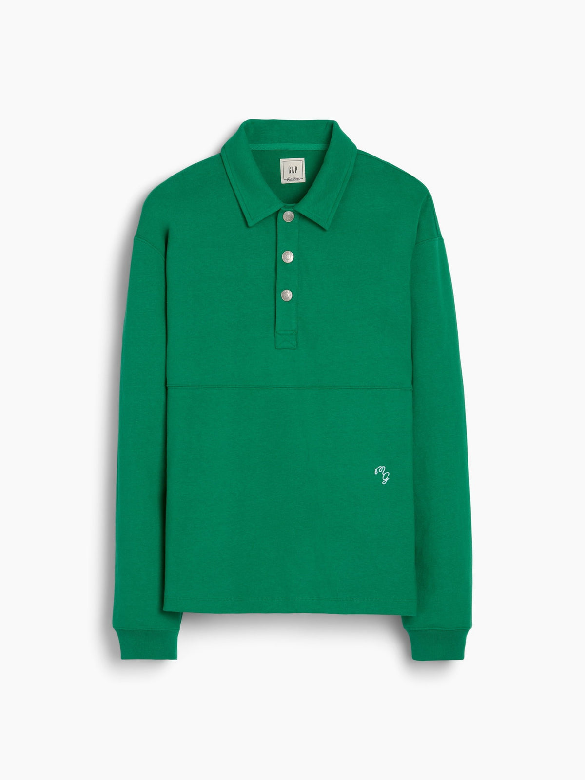 Yeşil Gap × Malbon Oversized Polo T-shirt