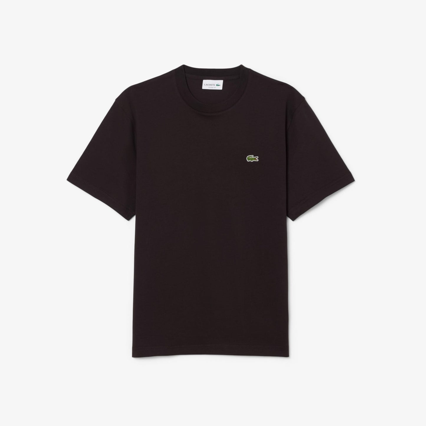 Lacoste Erkek Classic Fit Bisiklet Yaka Kahverengi T-shirt