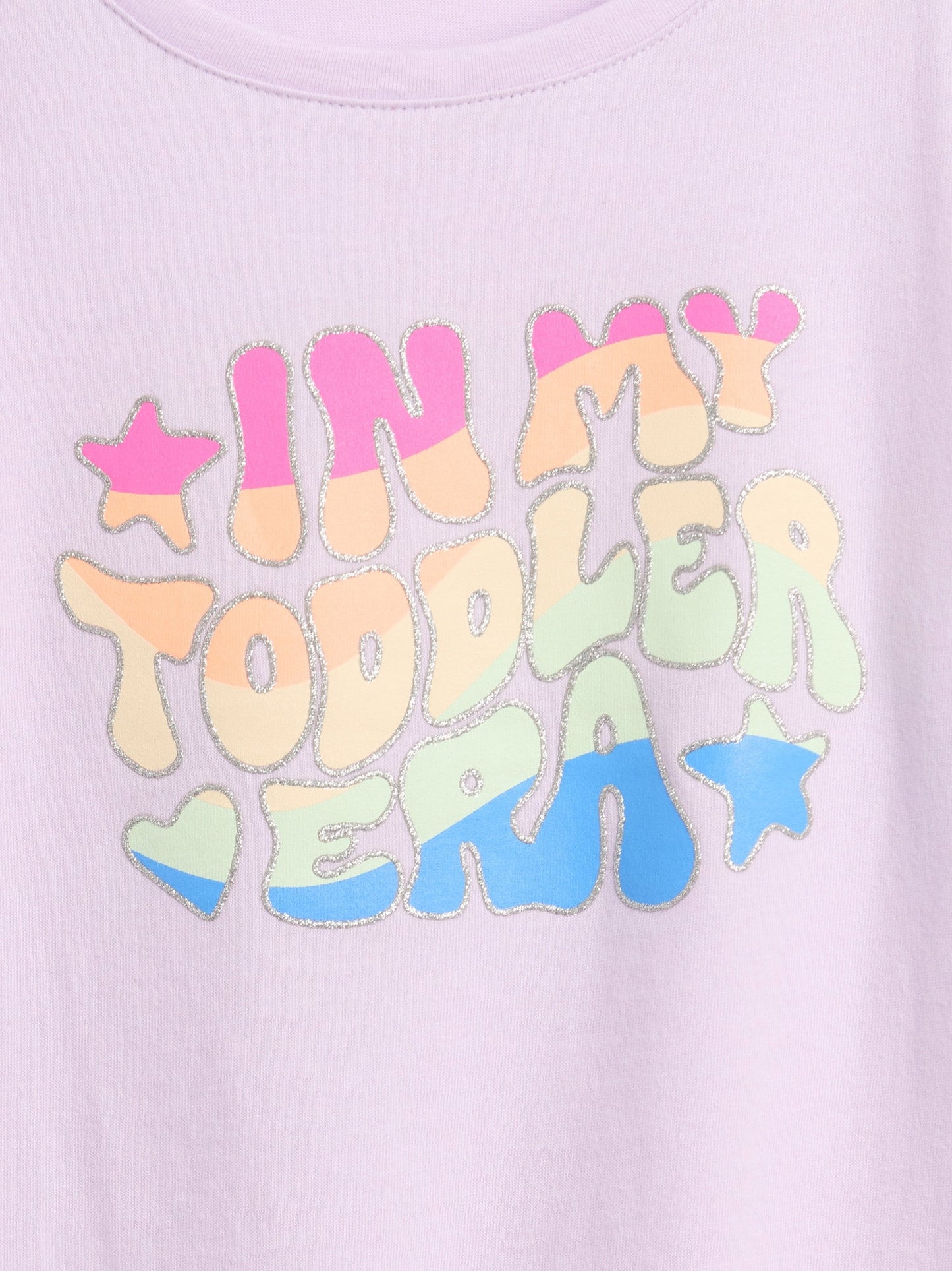 Lila Babygap B-day Grafik T-shirt