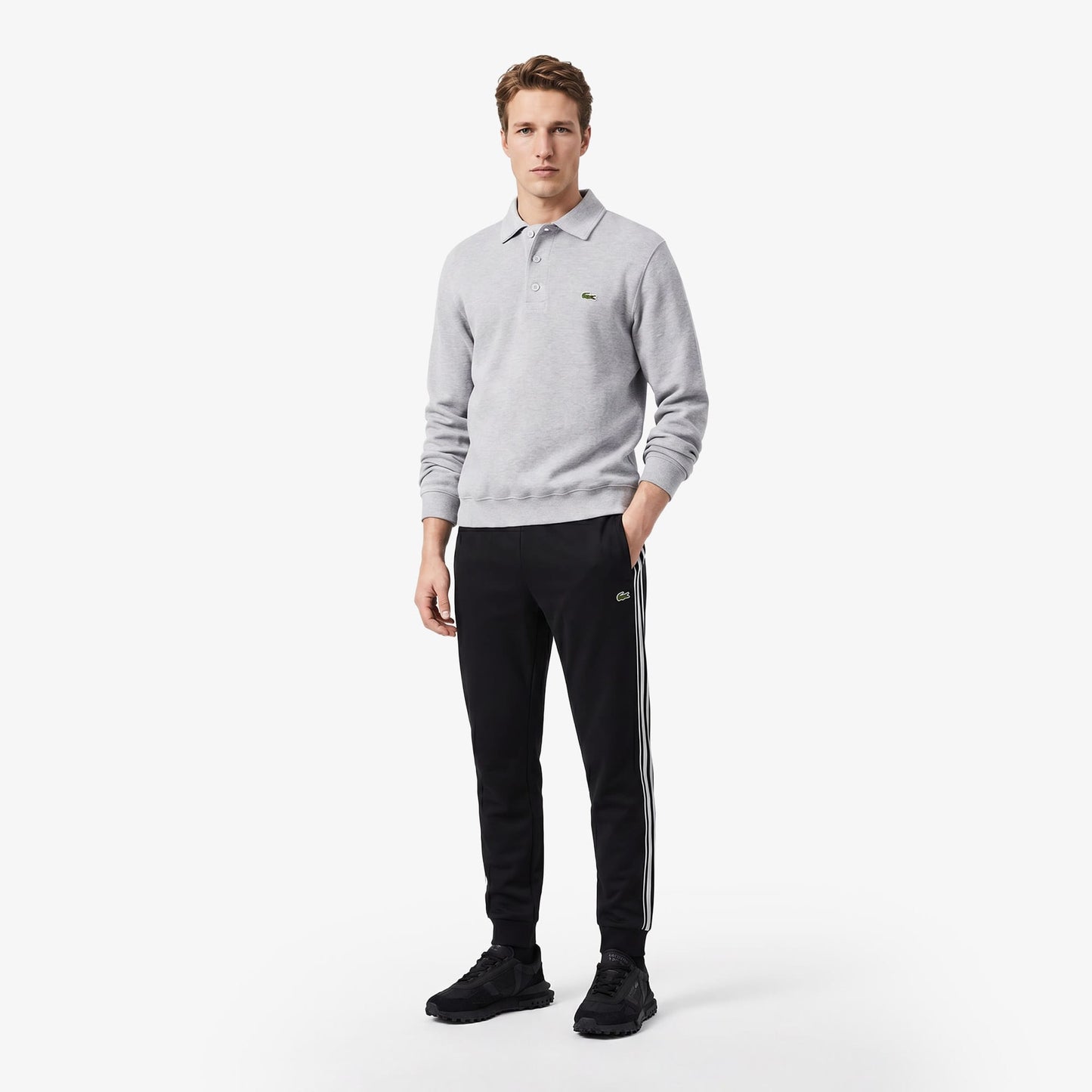 Lacoste Regular Fit Erkek Siyah Eşofman Altı