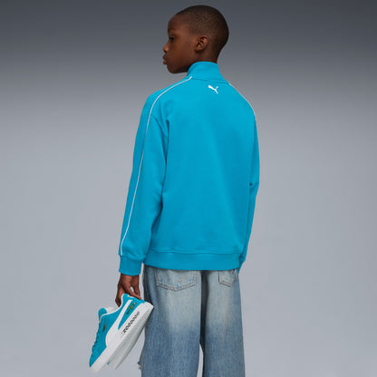 Puma T7 Super Çocuk Mavi Sweatshirt