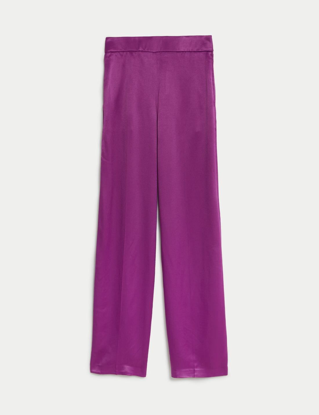 Wide Leg Saten Pantolon