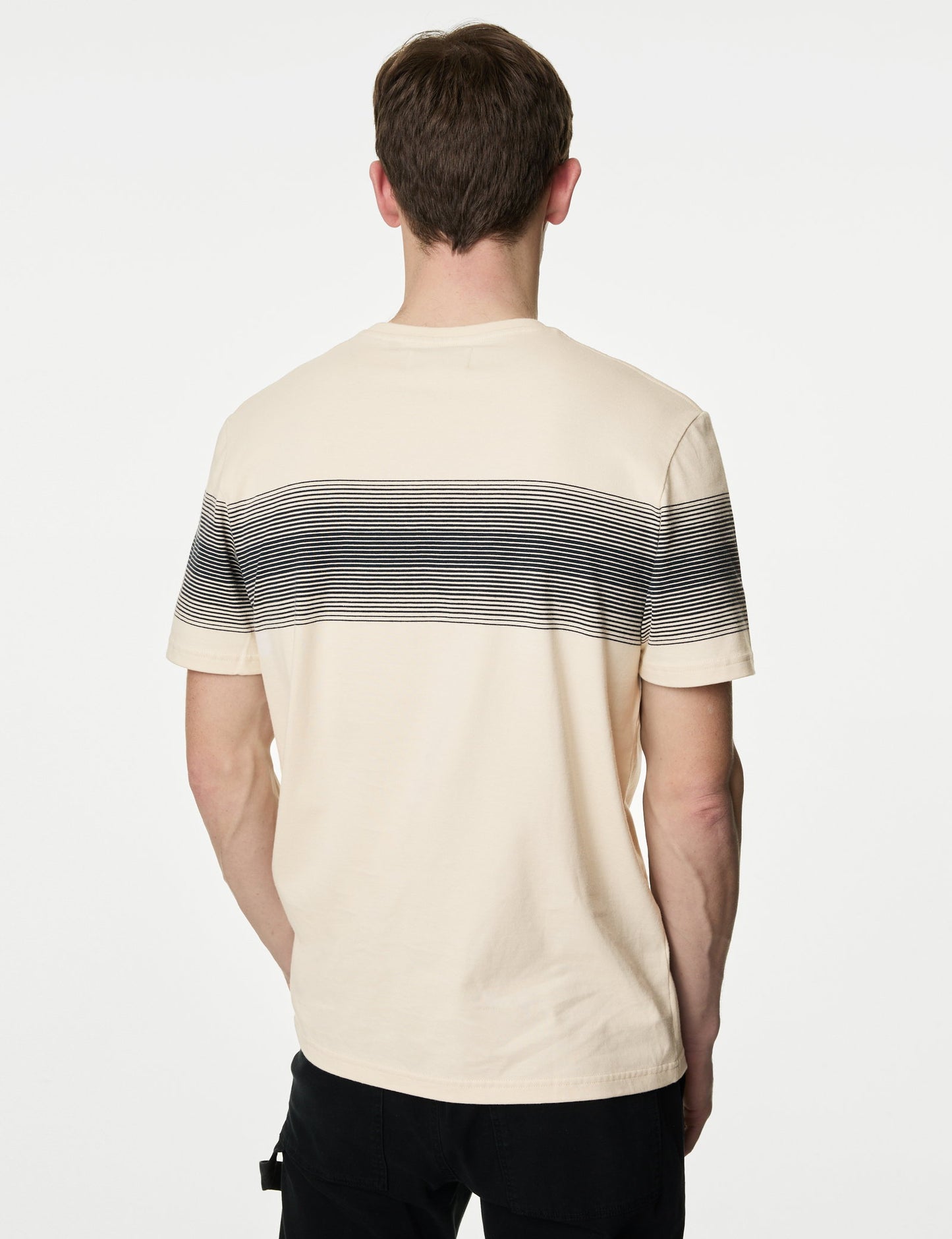 Saf Pamuklu Kısa Kollu T-shirt