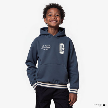 Converse Retro Varsity Çocuk Antrasit Sweatshirt