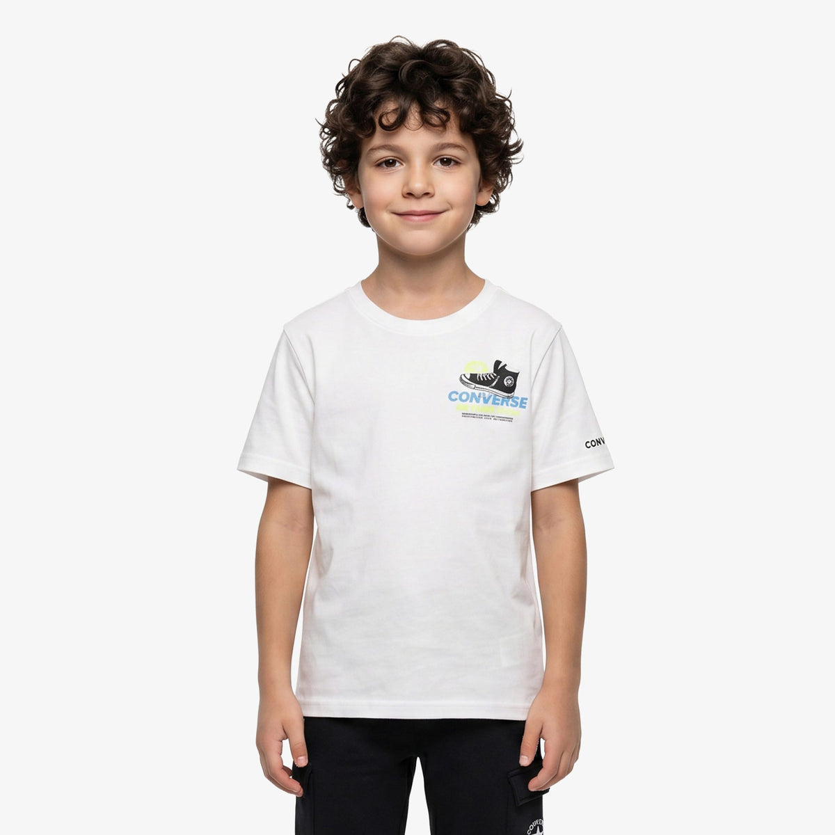 Converse Regular Fit Çocuk Siyah T-shirt