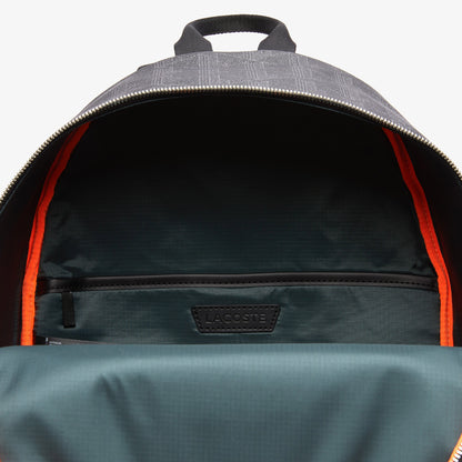 Lacoste The Blend Erkek Monogram Siyah Sırt Çantası