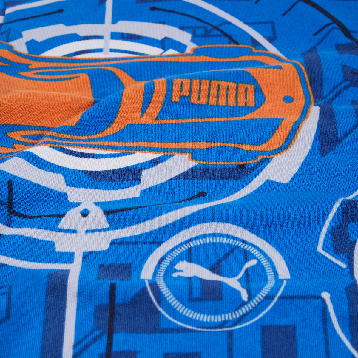 Puma Hot Wheels Graphic Çocuk Yeşil T-shirt