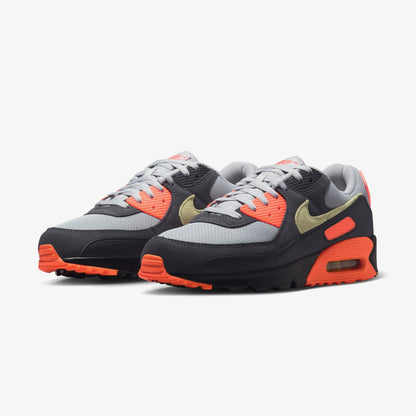 Nike Air Max 90 Smoke Grey/hyper Crimson Erkek Siyah Spor Ayakkabı