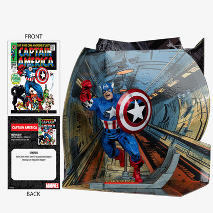 Mcfarlane Marvel Collection Captain America Unisex Renkli Figür