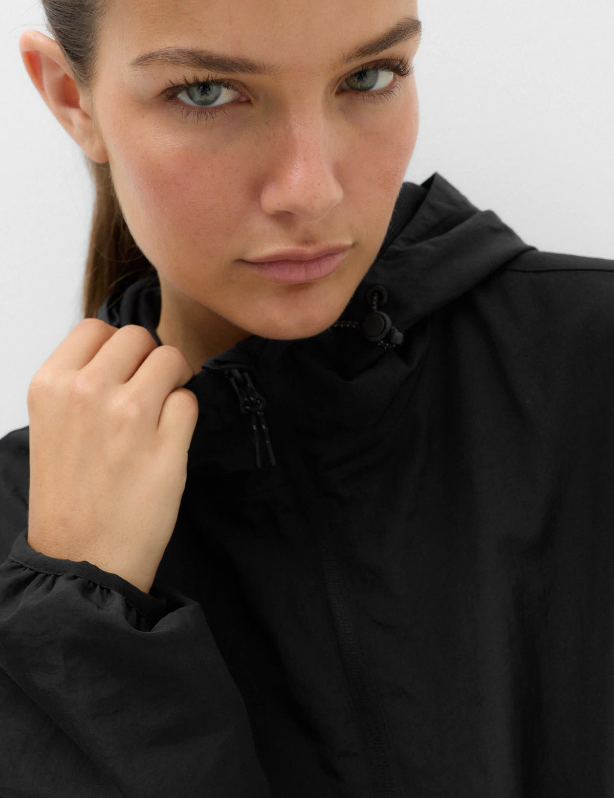 Goodmove Stormwear File Panelli Kapüşonlu Kadın Ceket