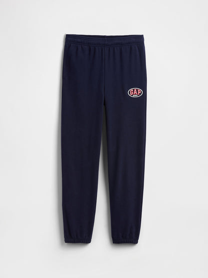 Lacivert Vintagesoft Terry Sport Logo Jogger Eşofman Altı