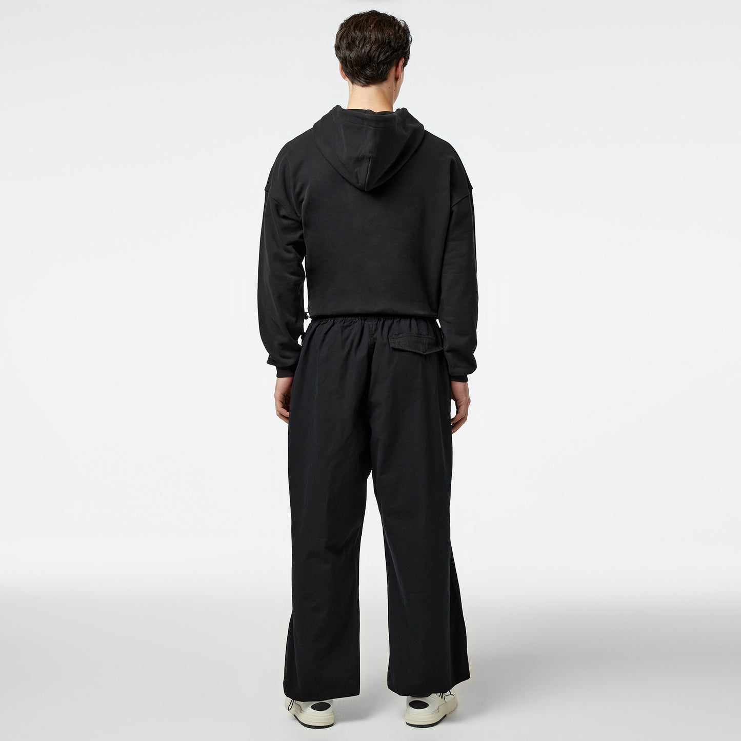 Karl Kani Woven Retro Washed Parachute Erkek Siyah Pantolon