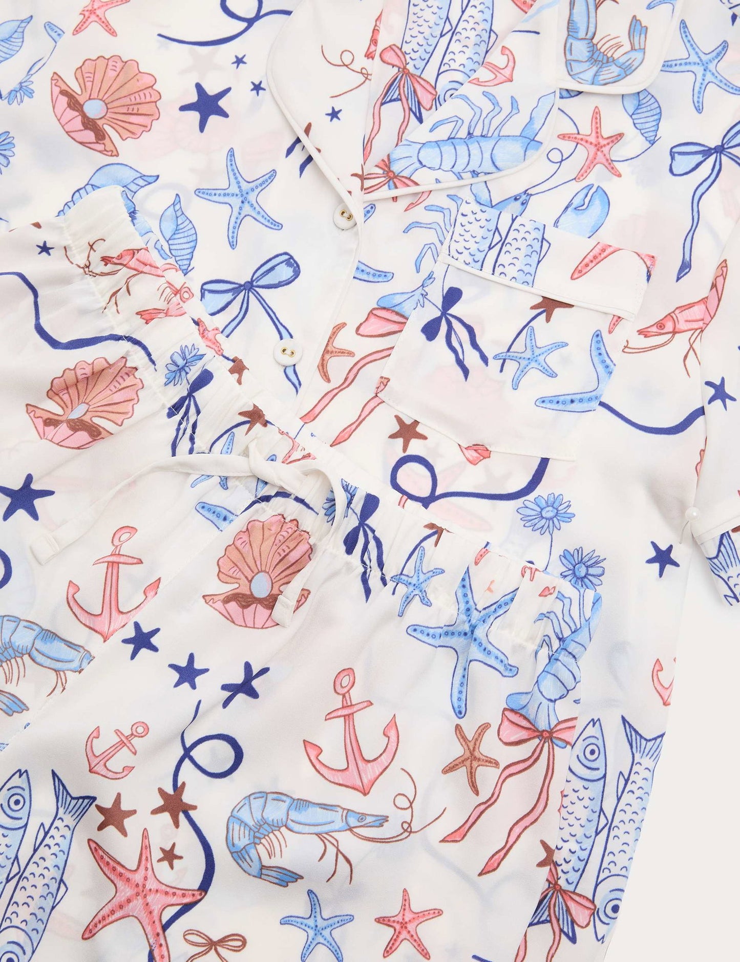 Desenli Pijama Takımı
