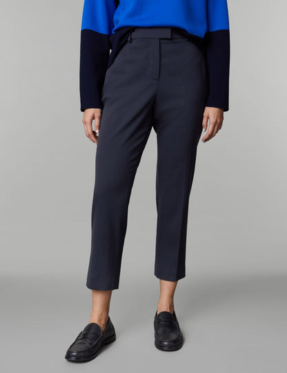 Straight Leg Yün Crop Pantolon