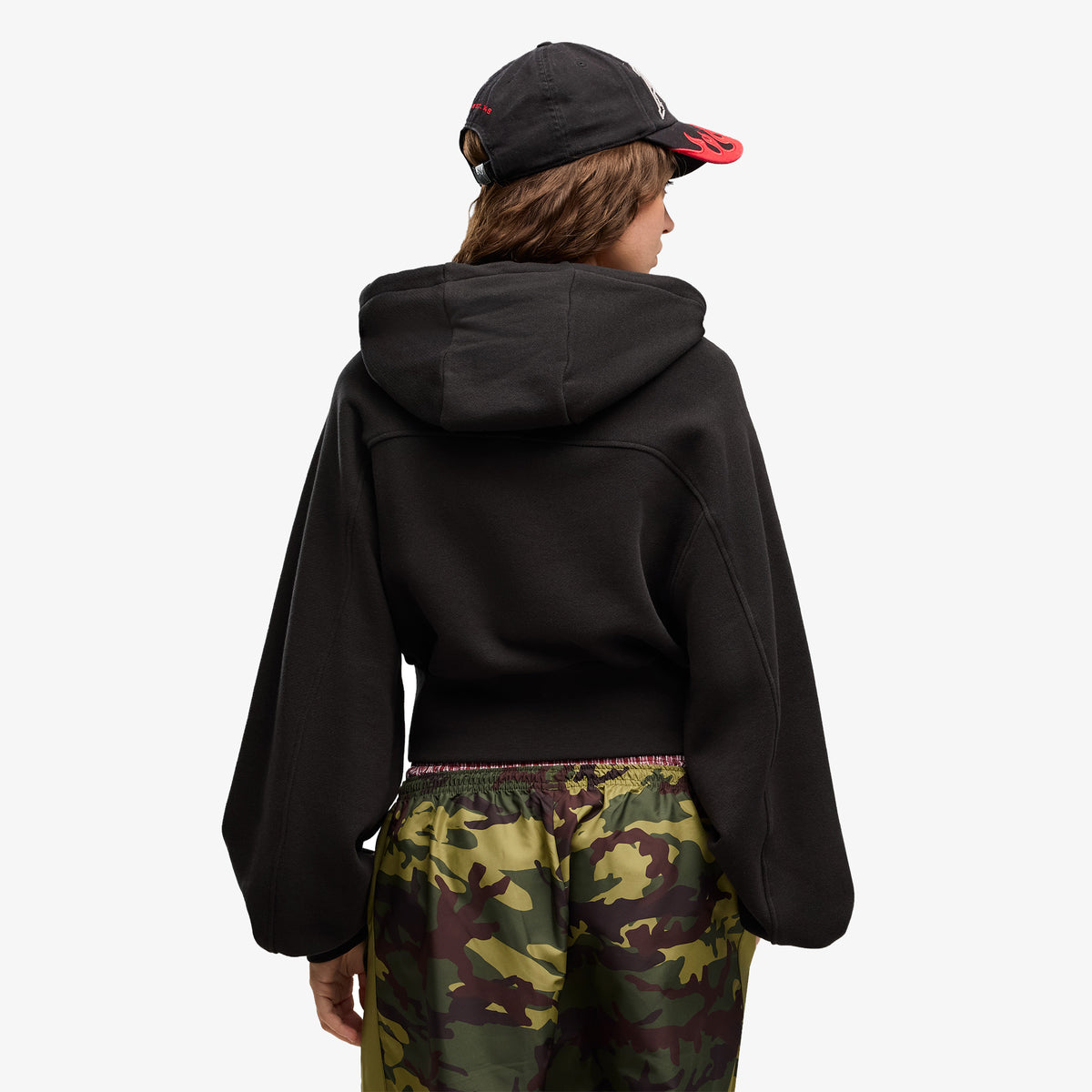 Puma Essential Cropped Kadın Siyah Sweatshirt