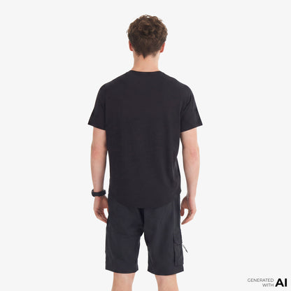 Columbia Comfort Erkek Siyah T-shirt