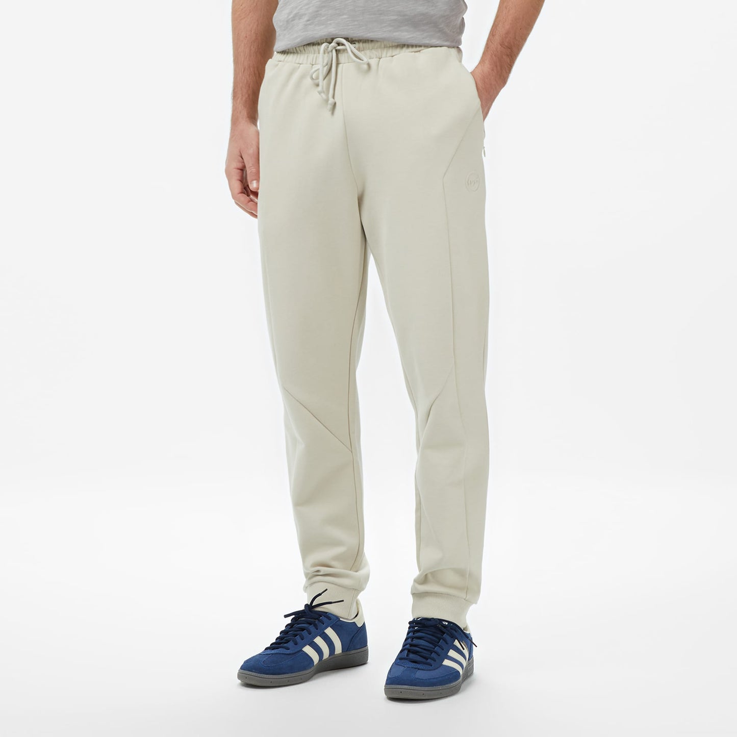 United4 Regular Fit Erkek Krem Eşofman Altı