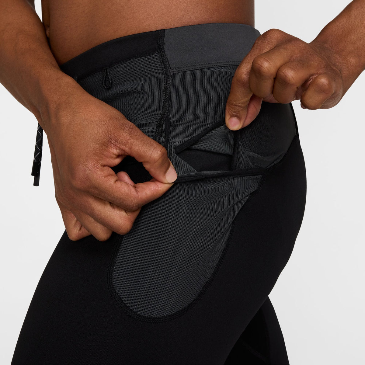 Nike Lava Loops Erkek Siyah Koşu Taytı