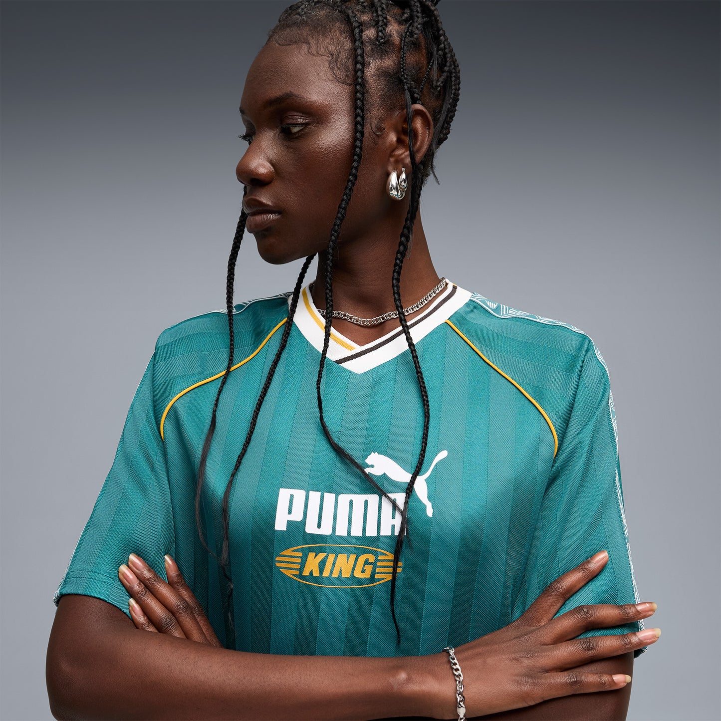 Puma King Relaxed Football Unisex Yeşil Forma