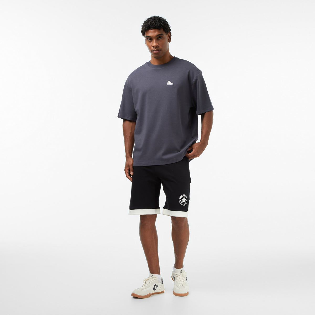 Converse Erkek Gri T-shirt