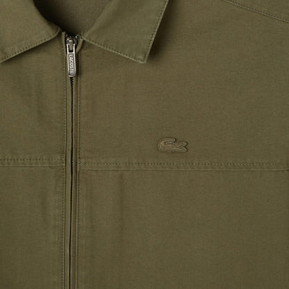 Lacoste Erkek Relaxed Fit Fermuarlı Haki Ceket