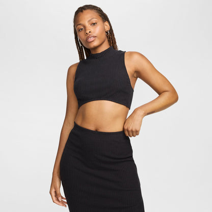 Nike Sportswear Chill Knit Kadın Siyah T-shirt