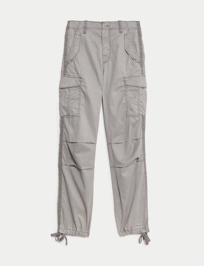 Lyocell™ Straight Leg Kargo Pantolon