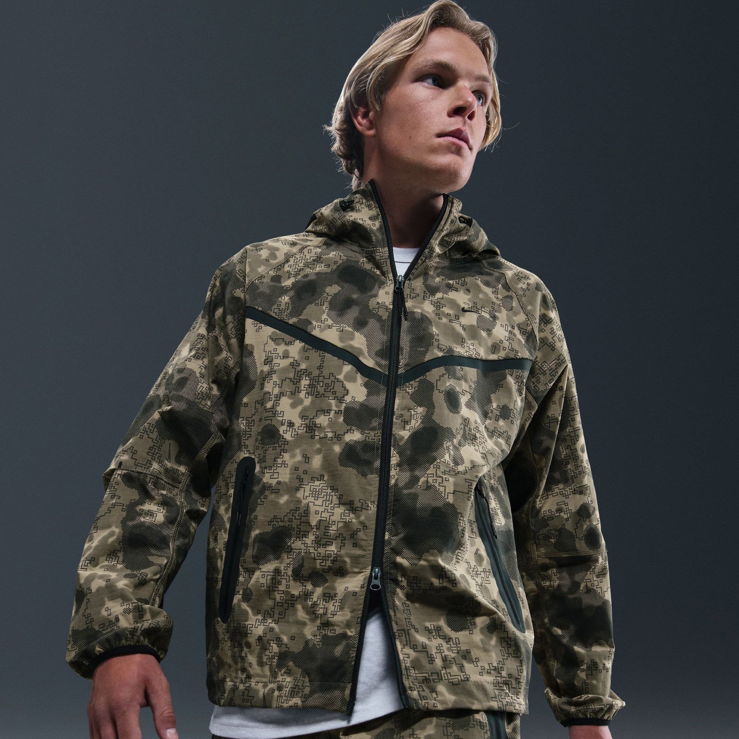 Nike Tech Fleece Erkek Kamuflaj Sweatshirt