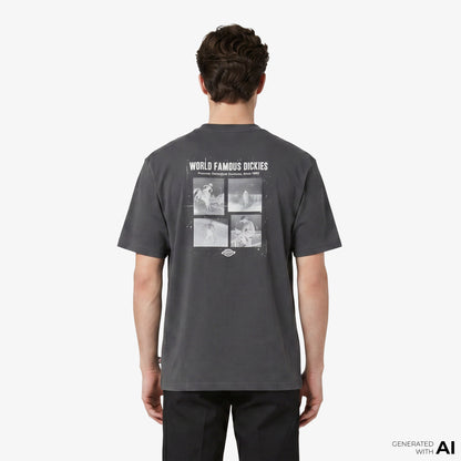 Dickies Wolfhurst Erkek Gri T-shirt