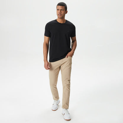 Nautica Erkek Siyah Standart Fit T-shirt