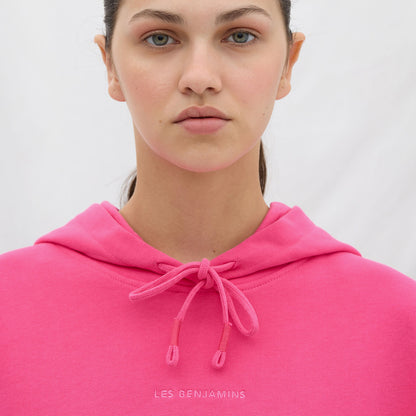 Les Benjamins Essential Kadın Pembe Hoodie