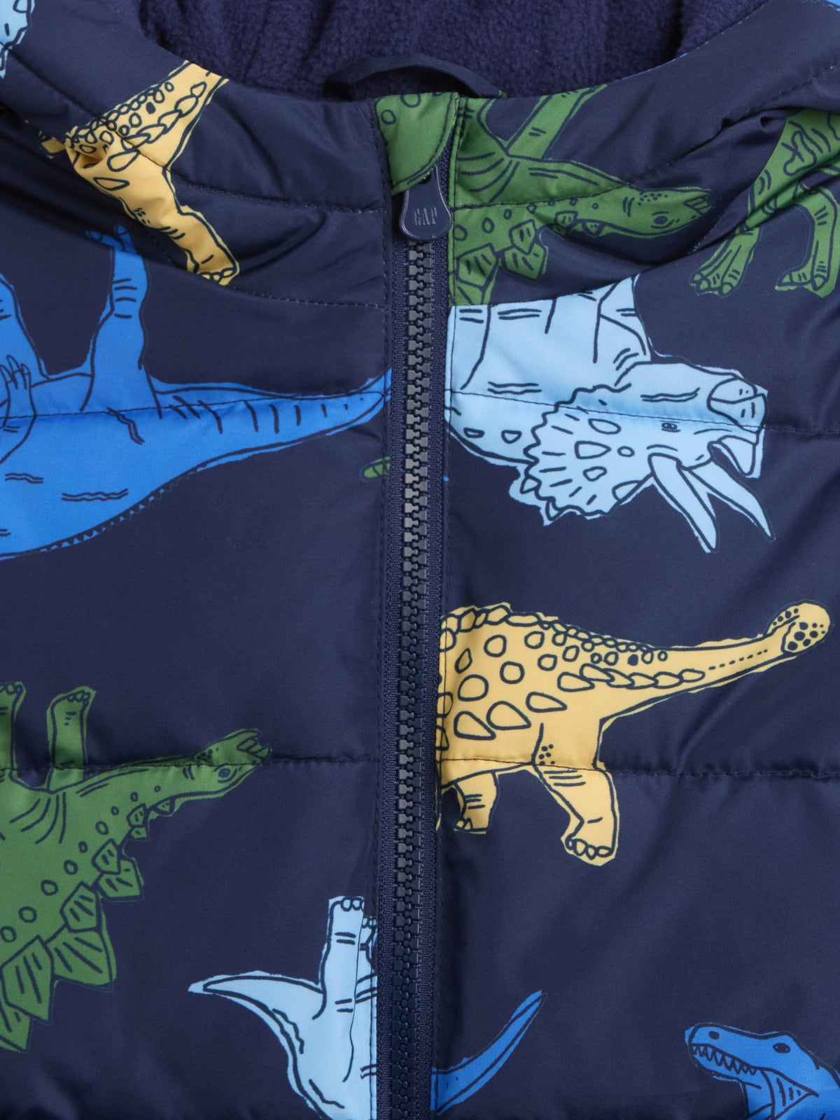 Lacivert Puffer Şişme Mont