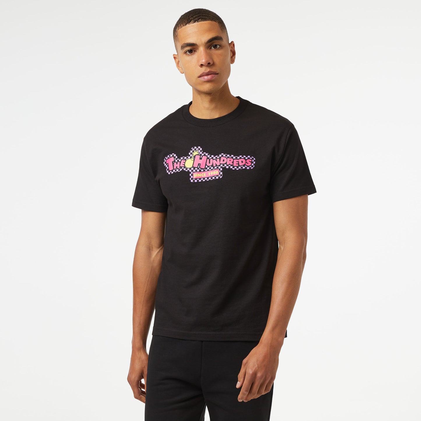 The Hundreds Push Bar Erkek Siyah T-shirt