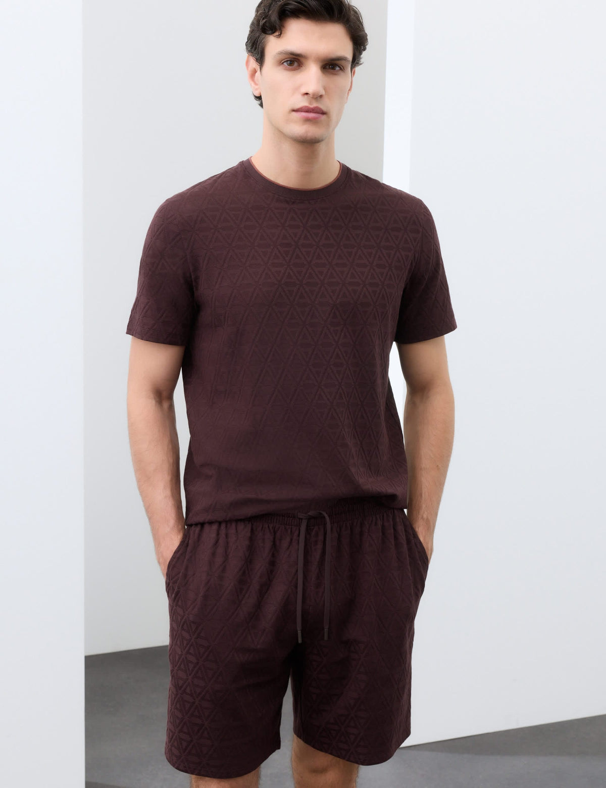 Jakar Desenli Pijama Şortu