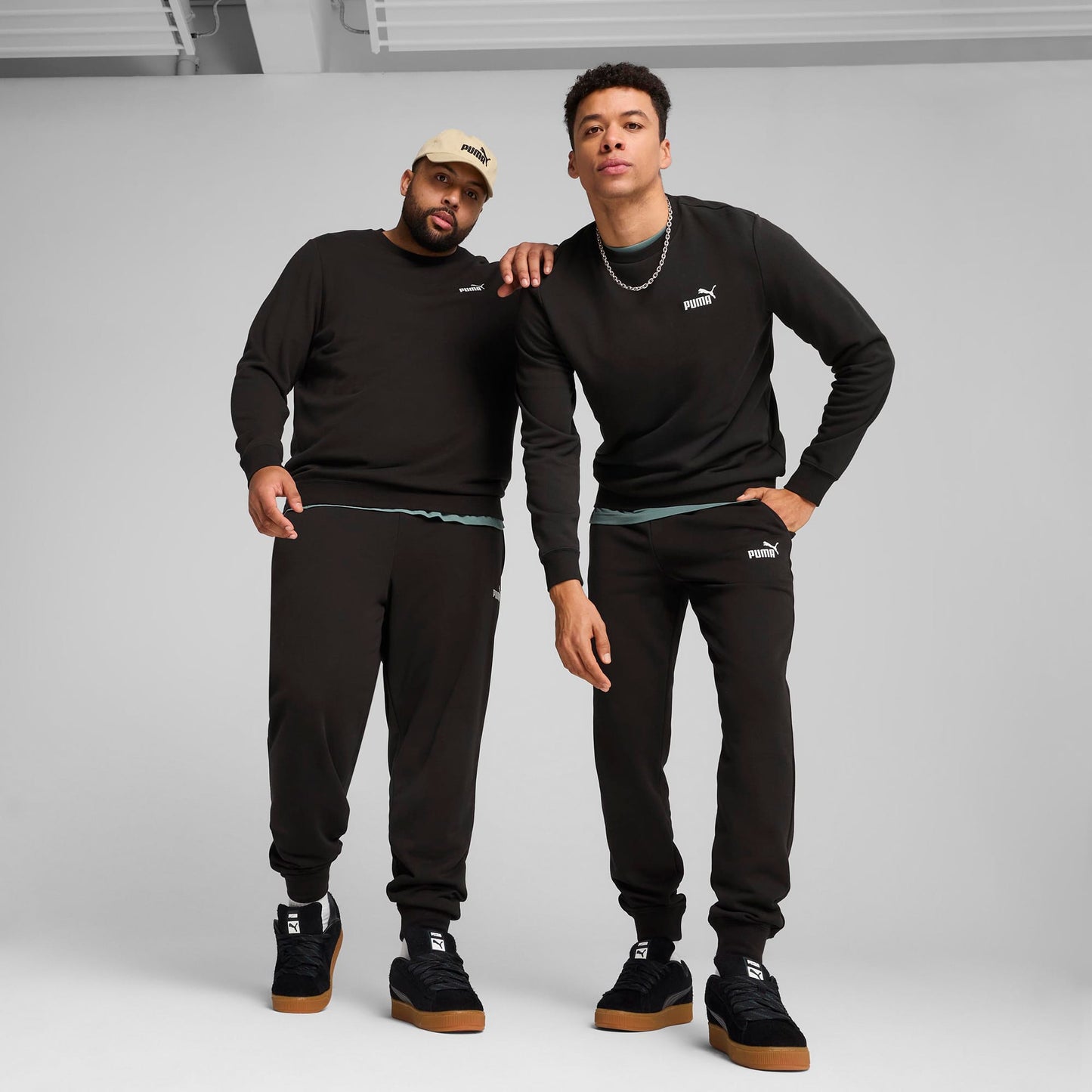 Puma Essentials No 1 Logo Erkek Siyah Eşofman Altı