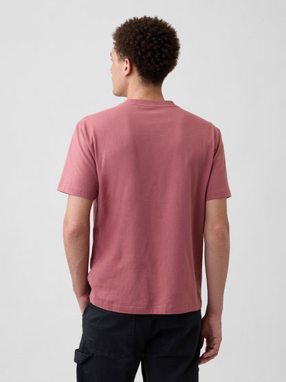 Açık Kırmızı Marvel Everyday Soft Relaxed Grafik Baskılı T-shirt
