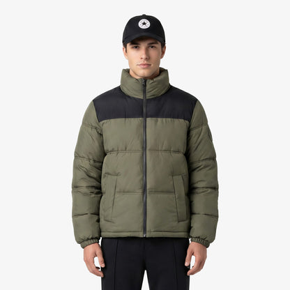 Converse Puffer Erkek Haki Ceket
