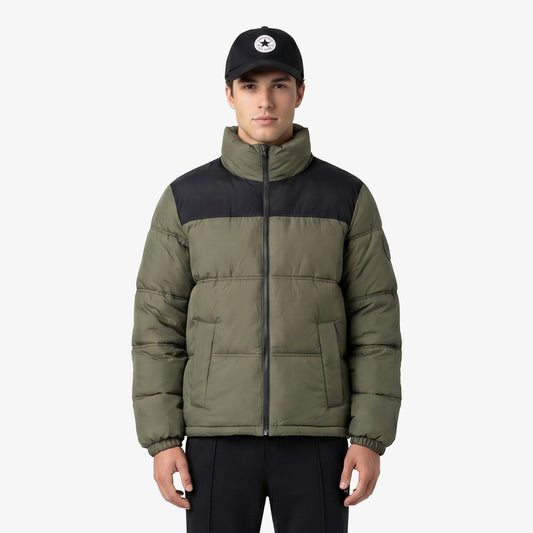 Converse Puffer Erkek Haki Ceket