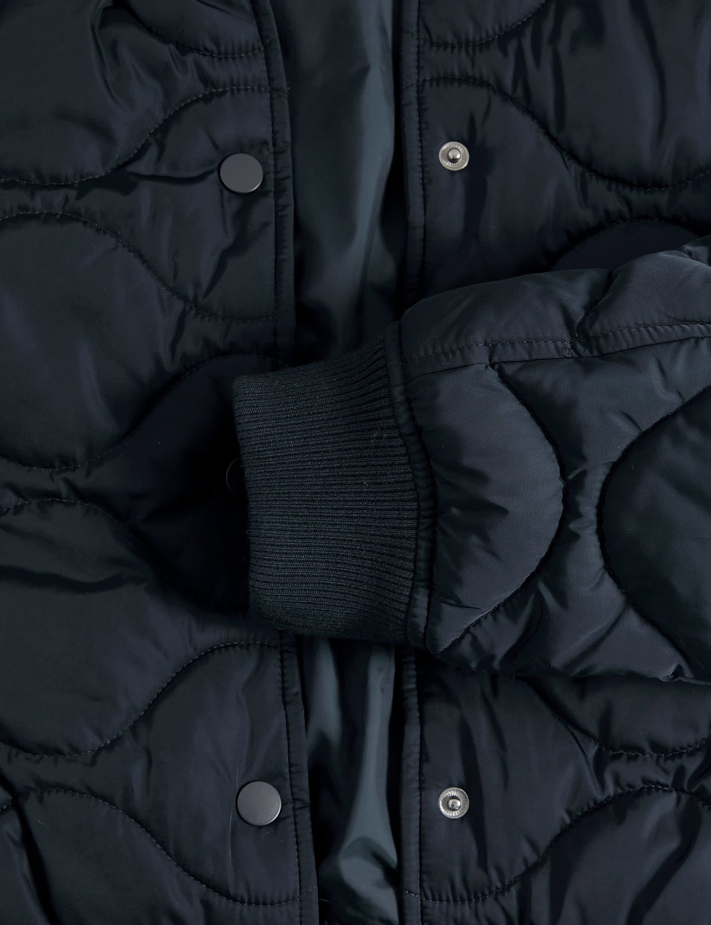Saten Kapitone Bomber Ceket