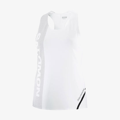 Salomon S/lab Speed Singlet Kadın Beyaz T-shirt