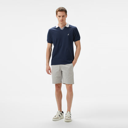 Nautica Erkek Lacivert Classic Fit Polo Yaka T-shirt