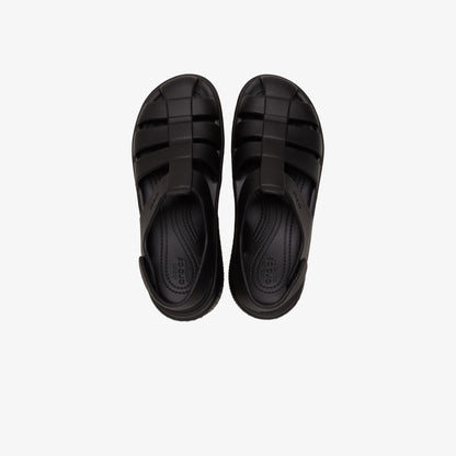 Crocs Stomp Fisherman Kadın Siyah Sandalet