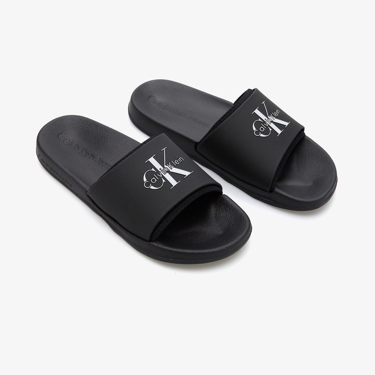 Calvin Klein Slide Rubber Neoprene Erkek Siyah Terlik