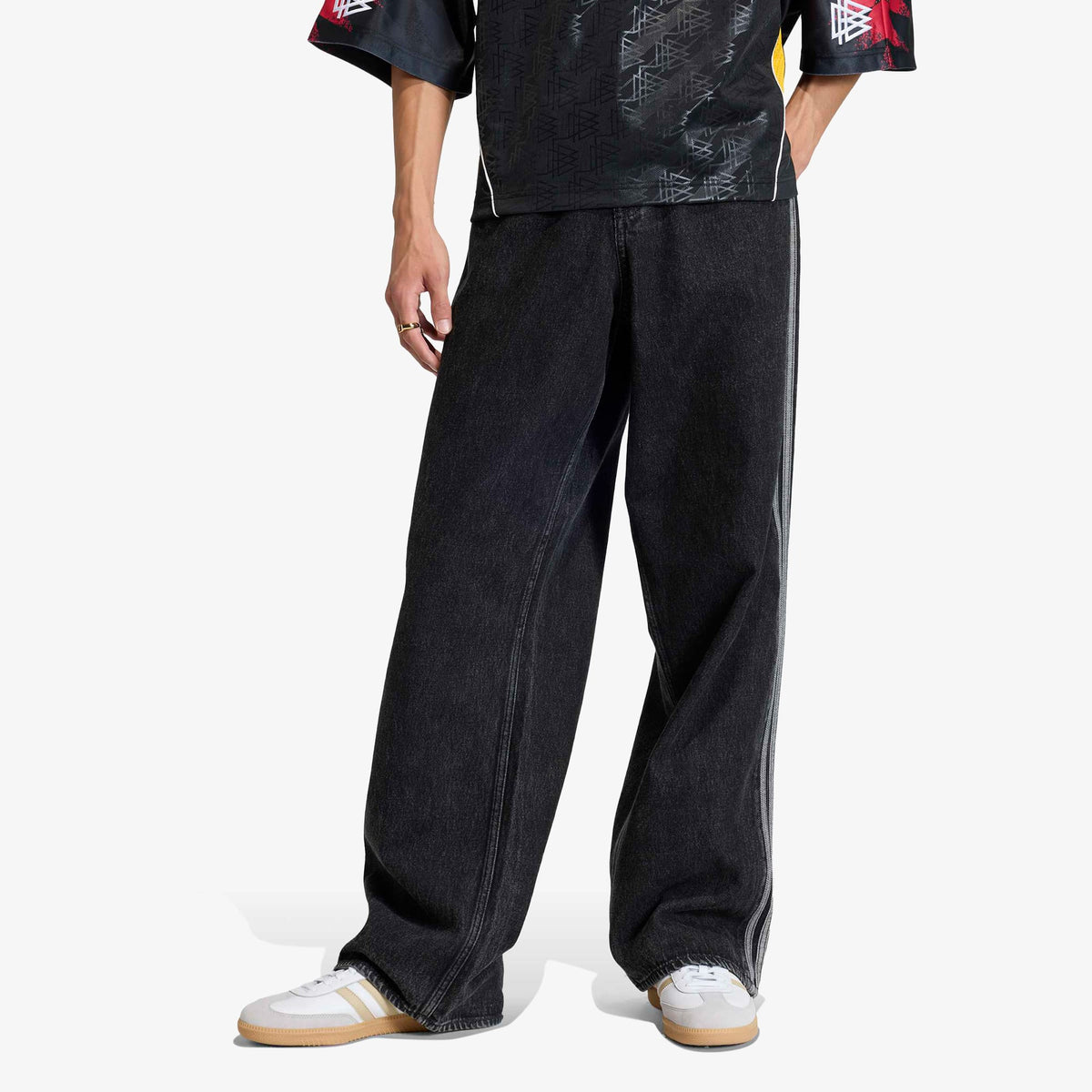 Adidas Firebird Jeans Erkek Siyah Pantolon