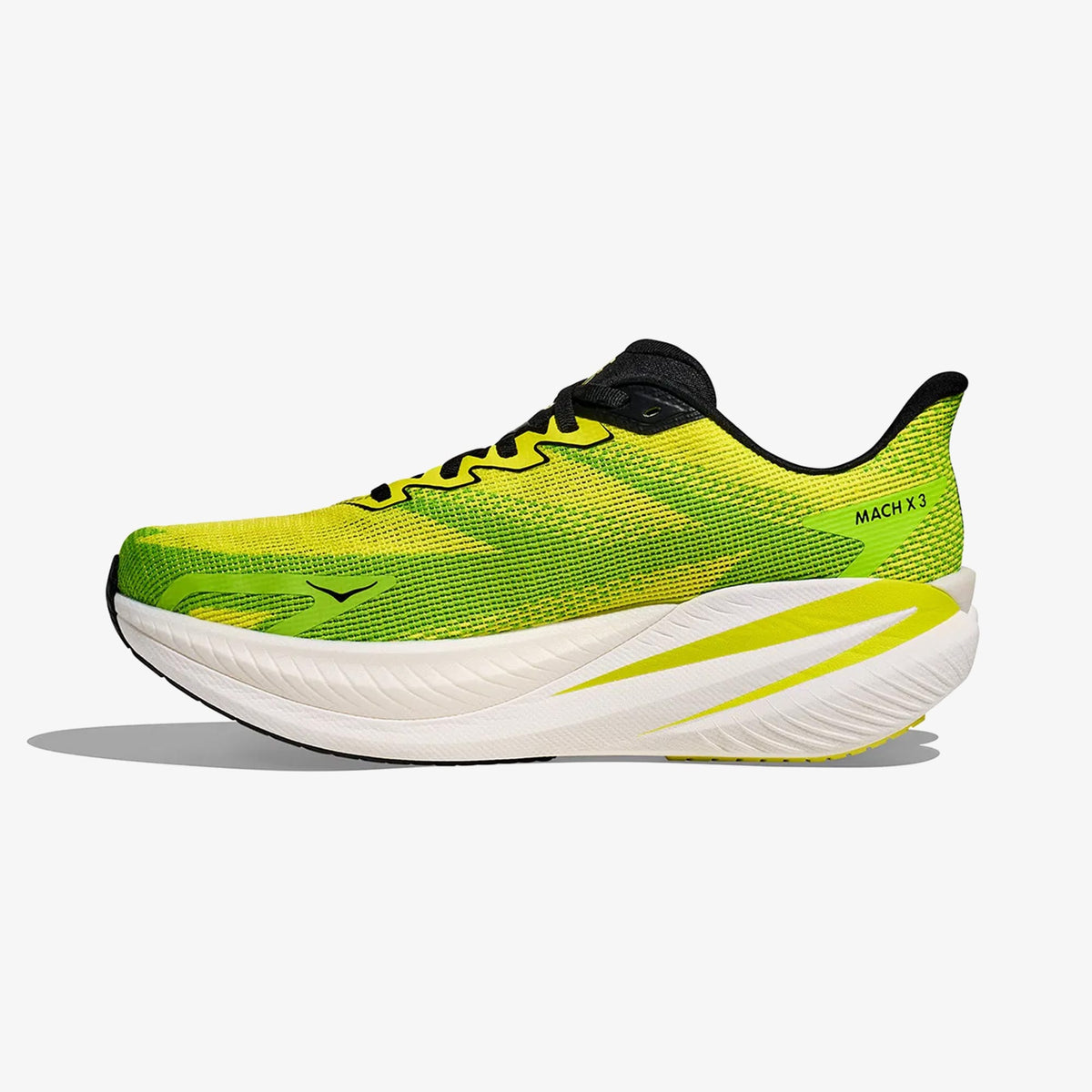 Hoka Mach X 3 Erkek Sarı Yarış Koşusu Ayakkabısı