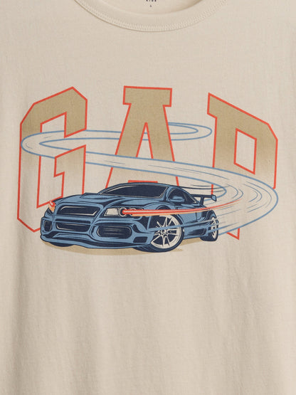 Bej Gap Logo T-shirt